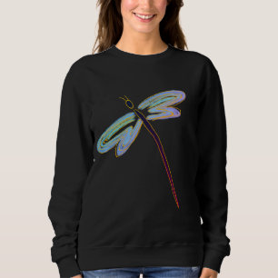 Abstrakte Kunst Dragonfly Kunst Sweatshirt