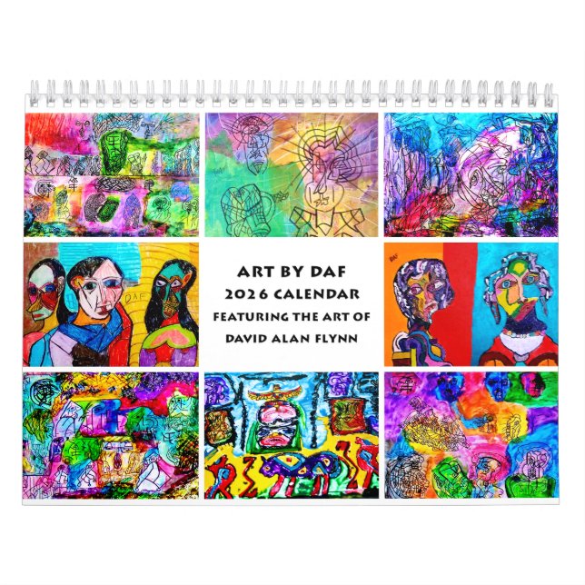 ABSTRAKTE KUNST DURCH DAF 2026 - Kalender (Titelbild)
