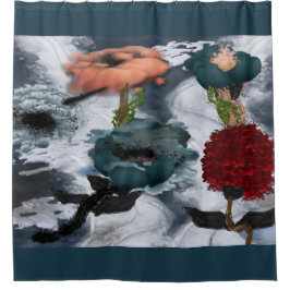 Abstrakte Kunst Duschvorhang