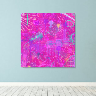 Abstrakte Kunst: Eine echte Persönlichkeit Leinwanddruck