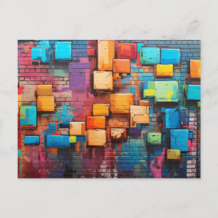 Abstrakte Kunst Entdeckungsreise zur Alp Piora und Postkarte