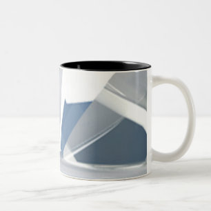 Abstrakte Kunst-Entwurfs-Tasse Zweifarbige Tasse