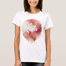 Abstrakte Kunst erröten | Frauen Basic T-Shirt