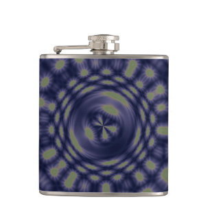 Abstrakte Kunst Fantasy Sterne Flachmann