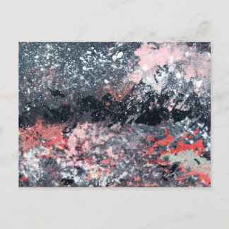 Abstrakte Kunst - festlicher Tanz Postkarte