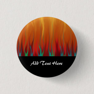Abstrakte Kunst - Feuer - Hintergrundflammen Button