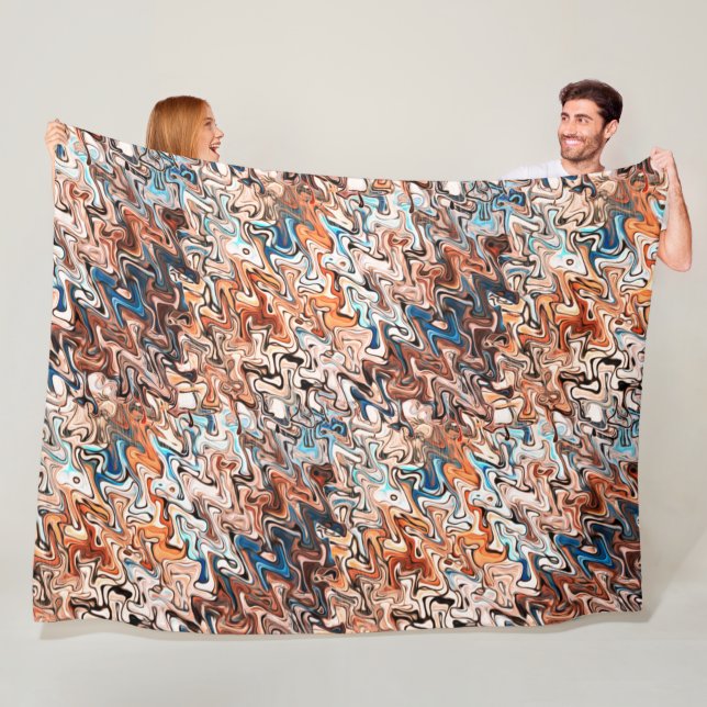 Abstrakte Kunst Fleecedecke (Beispiel)