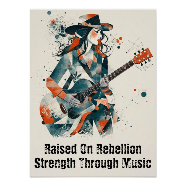 Abstrakte Kunst  Frauen Poster (Vorderseite)