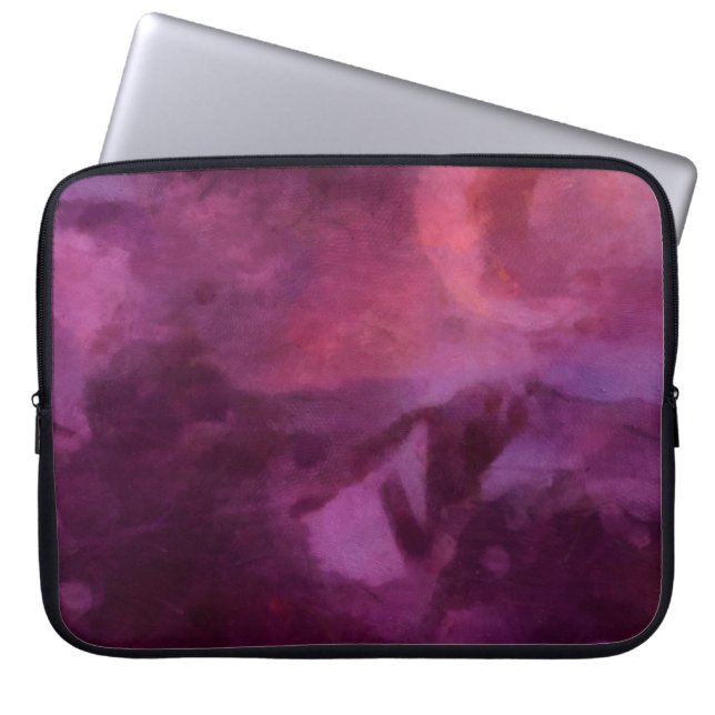 Abstrakte Kunst grunde Textur Untergrund. Dirty Pa Laptopschutzhülle (Vorderseite)