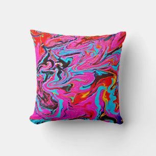 Abstrakte Kunst, Hintergrund, Handmalerei, Flüssi Kissen
