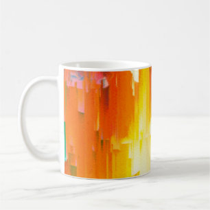 Abstrakte Kunst. Hintergrund mit hochauflösender T Kaffeetasse