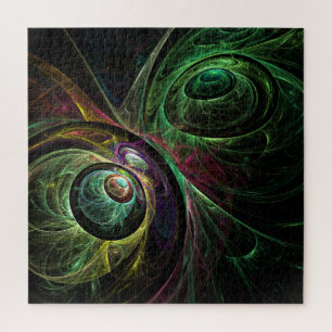 Abstrakte Kunst im Auge
