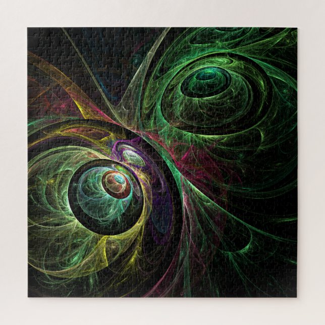 Abstrakte Kunst im Auge (Vertikal)