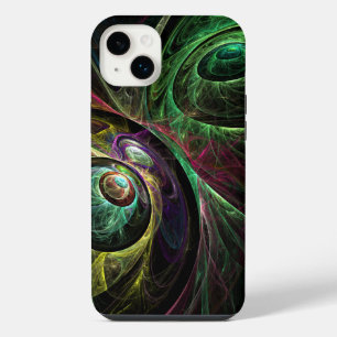 Abstrakte Kunst im Auge iPhone 14 Plus Hülle