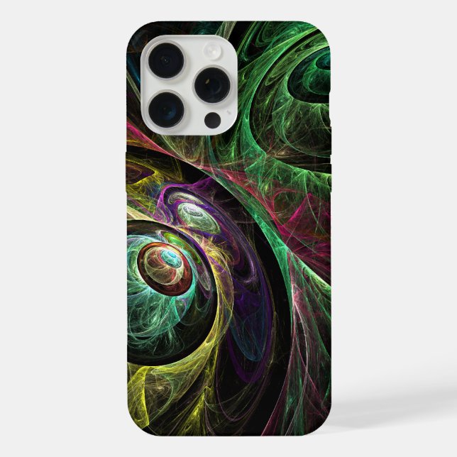 Abstrakte Kunst im Auge iPhone 15 Pro Max Hülle (Rückseite)