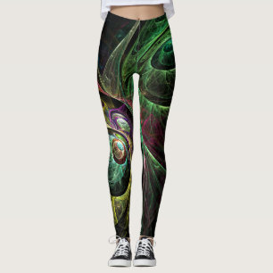 Abstrakte Kunst im Auge Leggings
