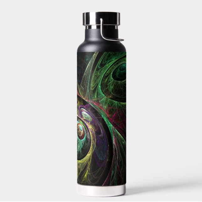 Abstrakte Kunst im Auge Trinkflasche (Links)