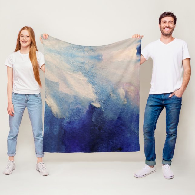 Abstrakte Kunst im Ozean Fleecedecke (Beispiel)