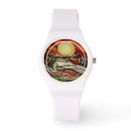 Abstrakte Kunst im Südwesten Armbanduhr