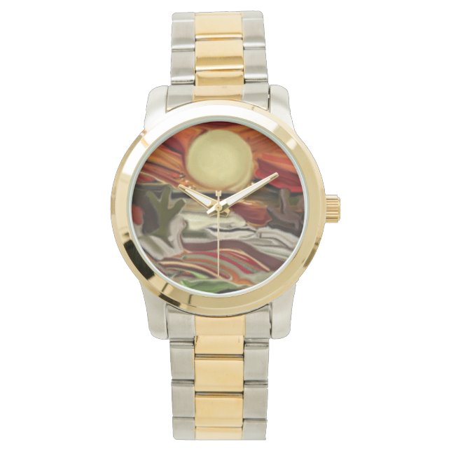 Abstrakte Kunst im Südwesten Armbanduhr (Vorderseite)