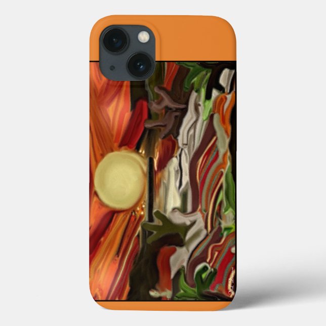 Abstrakte Kunst im Südwesten Case-Mate iPhone Hülle (Rückseite)