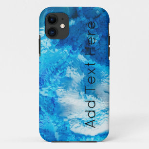 Abstrakte Kunst in Blau und Weiß Case-Mate iPhone Hülle