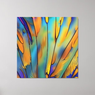 Abstrakte Kunst in der Glasbranche Leinwanddruck