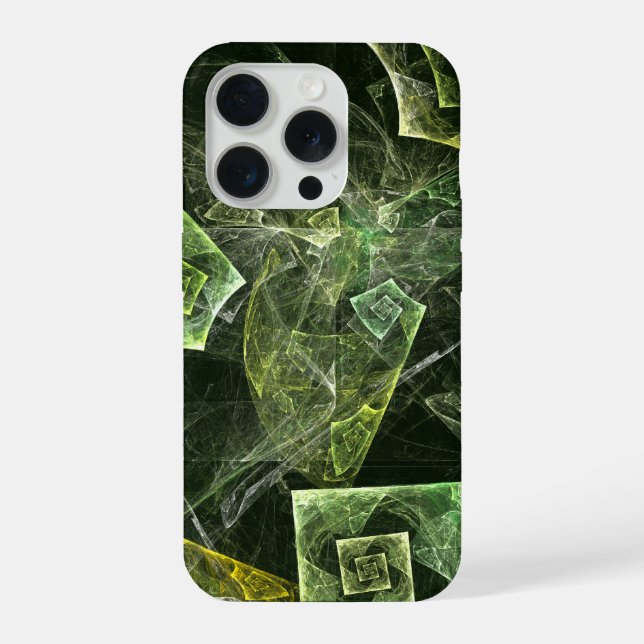 Abstrakte Kunst iPhone 15 Pro Hülle (Rückseite)