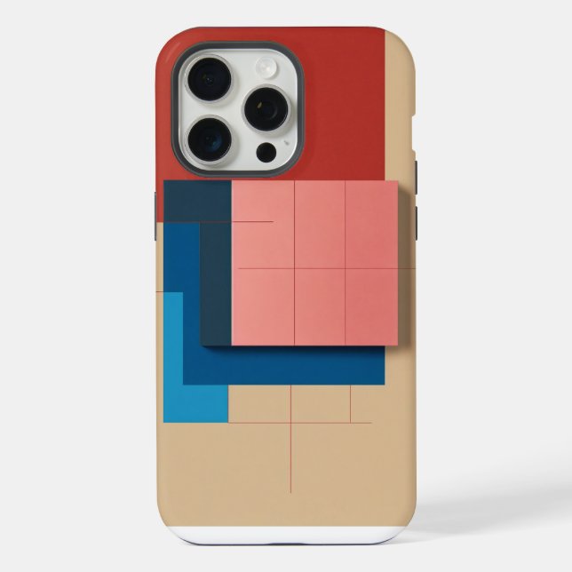 Abstrakte Kunst iPhone 15 Pro Max Hülle (Rückseite)