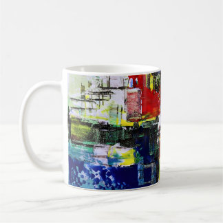 Abstrakte Kunst Kaffeetasse