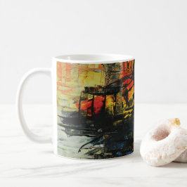 Abstrakte Kunst Kaffeetasse
