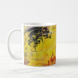 Abstrakte Kunst Kaffeetasse