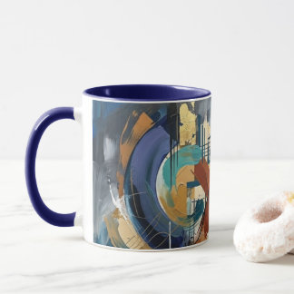 Abstrakte Kunst Kaffeetasse