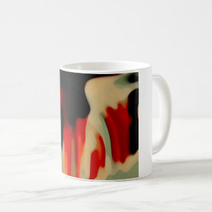 Abstrakte Kunst Kaffeetasse