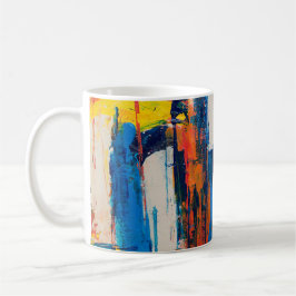 Abstrakte Kunst Kaffeetasse