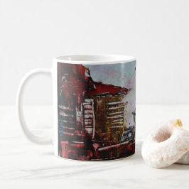 Abstrakte Kunst Kaffeetasse