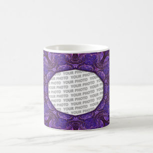 Abstrakte Kunst - keltische Eulen Kaffeetasse