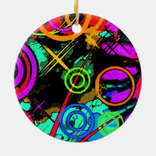 Abstrakte Kunst Keramikornament