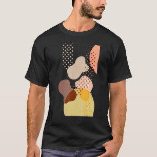 Abstrakte Kunst Kunst Minimalistisch Moderne Forme T-Shirt