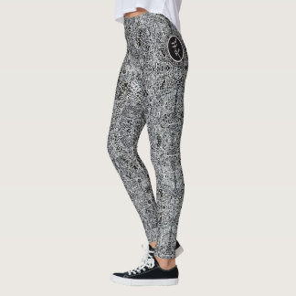 Abstrakte Kunst-Leggings durch D.R. Audette Leggings