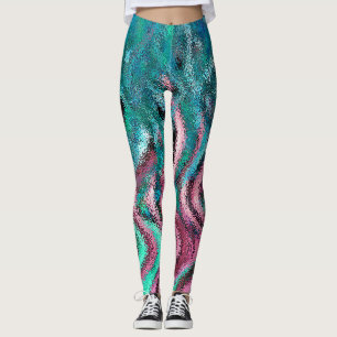 Abstrakte Kunst-Leggings durch Künstler Kevin Leggings
