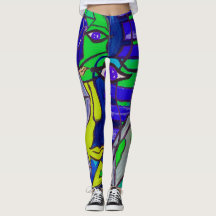 Abstrakte Kunst-Leggings