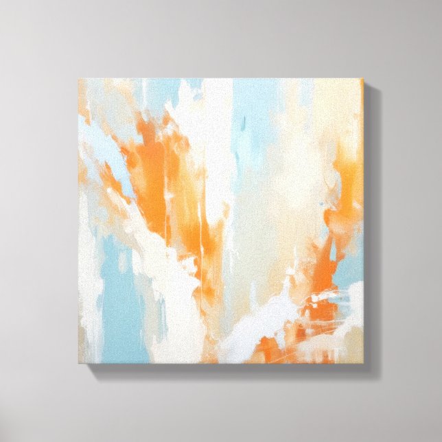 Abstrakte Kunst Leinwanddruck (Vorderseite)