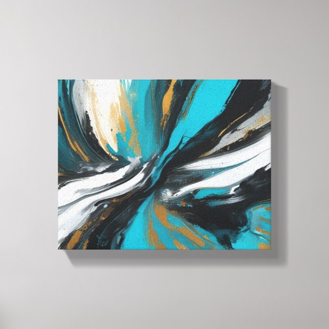 Abstrakte Kunst Leinwanddruck (Vorderseite)