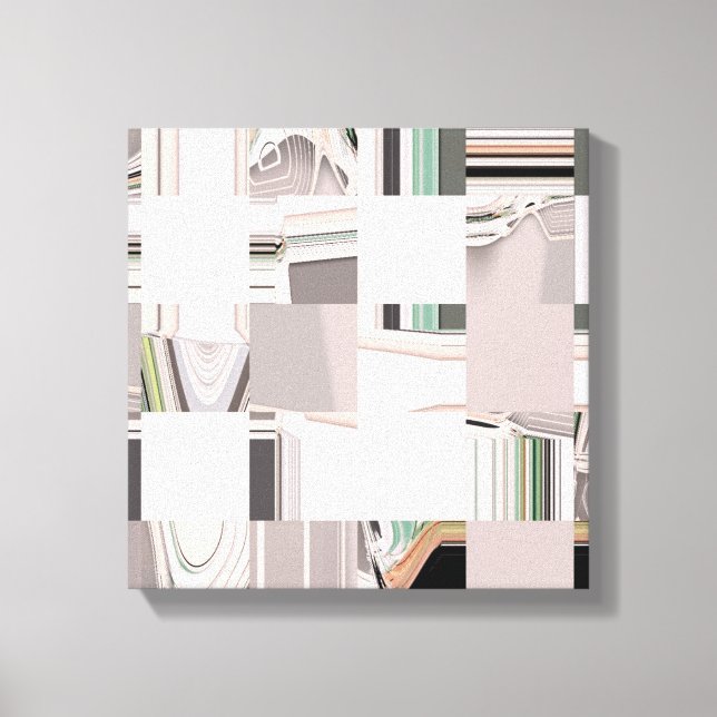 Abstrakte Kunst Leinwanddruck (Vorderseite)