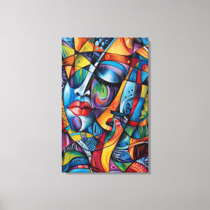 Abstrakte Kunst Leinwanddruck