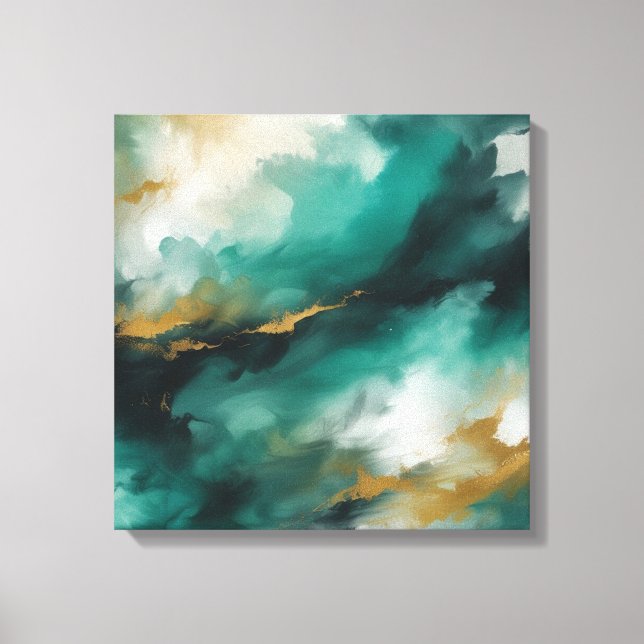 Abstrakte Kunst Leinwanddruck (Vorderseite)