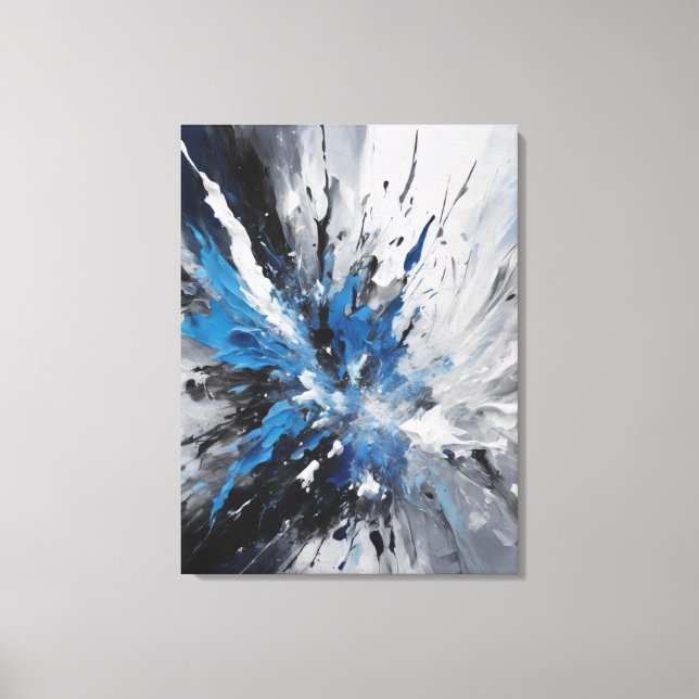 Abstrakte Kunst Leinwanddruck (Vorderseite)