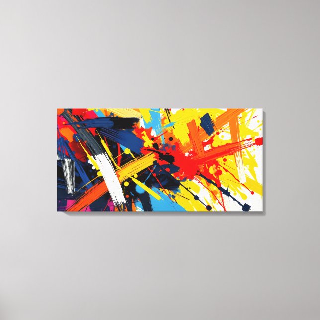 Abstrakte Kunst - Leinwanddruck (Vorderseite)