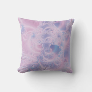 Abstrakte Kunst Leuchtendes Rosa Kissen
